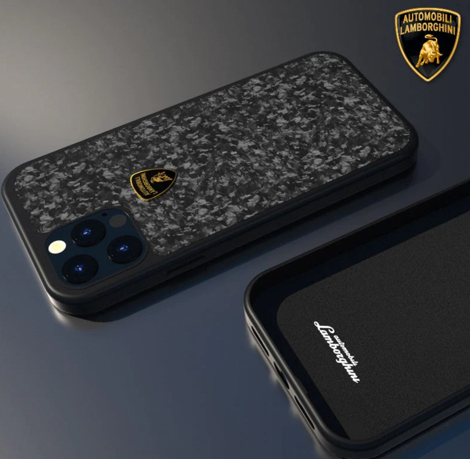 Lamborghini Premium D14 Forged Carbon Fiber Case For iPhone 13 Series | iPhone 12 Series (Select Model)