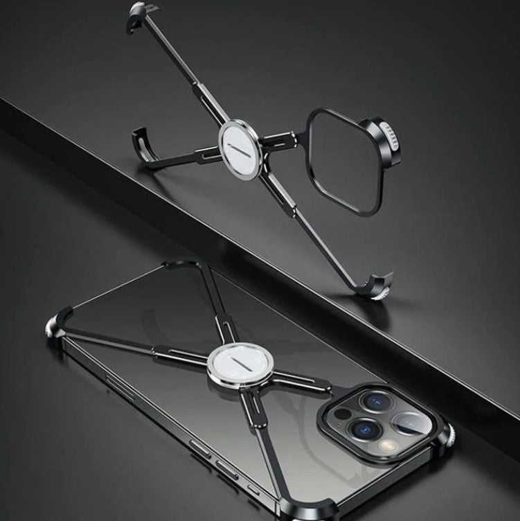 Premium Aluminium X Shape Bumper Frame Case for iPhone 12, iPhone 12 Pro, iPhone 12 Pro Max