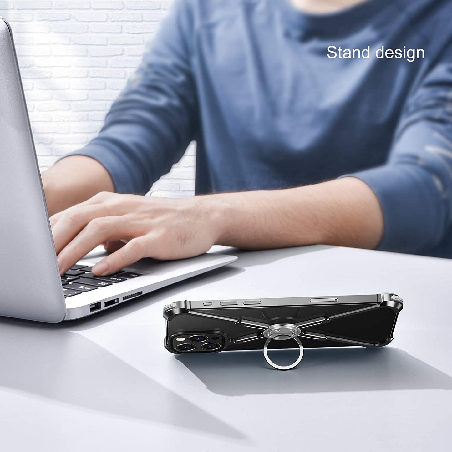 Premium Aluminium X Shape Bumper Frame Case for iPhone 12, iPhone 12 Pro, iPhone 12 Pro Max