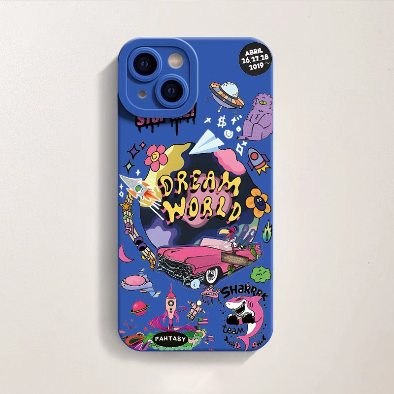 Dream World Silicone Case for Apple iPhone Series