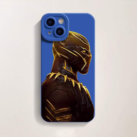 Golden Panther Silicone Case for Apple iPhone Series