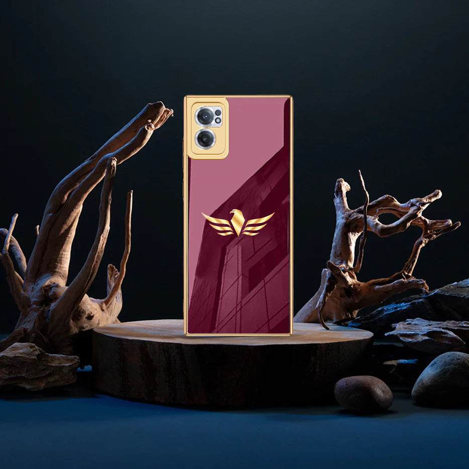 Premium Gold Plated Toughened Glass Case (Select Model from the Options)