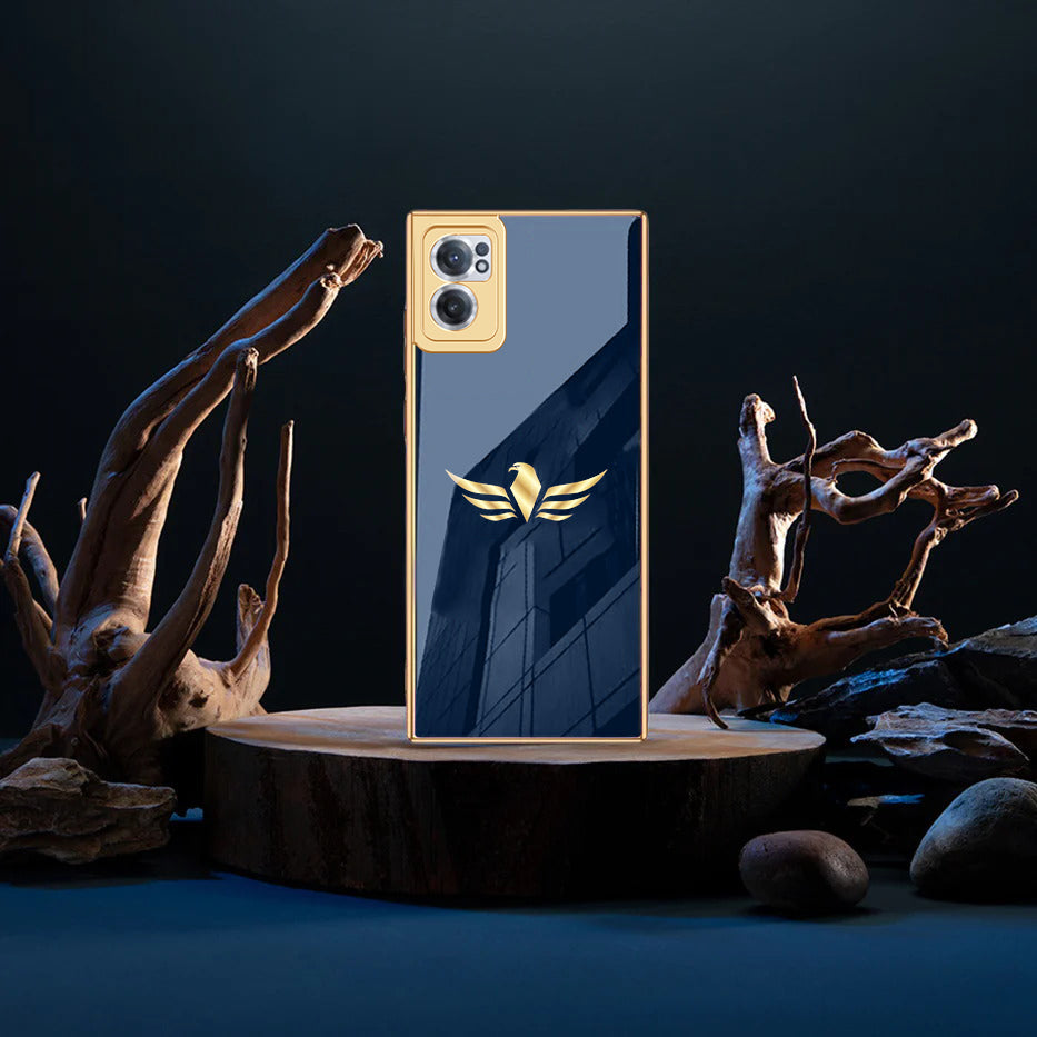 Premium Gold Plated Toughened Glass Case (Select Model from the Options)