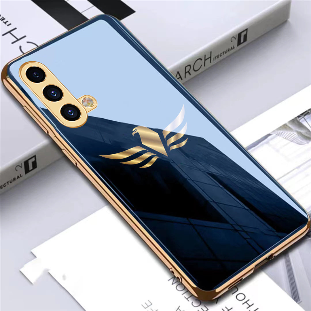 Premium Gold Plated Toughened Glass Case (Select Model from the Options)