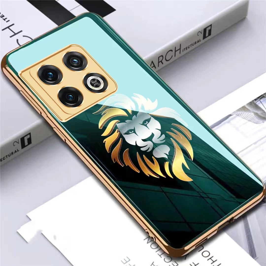 Premium Gold Plated Toughened Glass Case (Select Model from the Options)