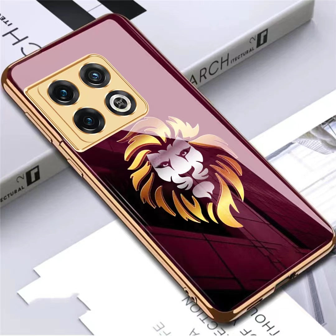 Premium Gold Plated Toughened Glass Case (Select Model from the Options)