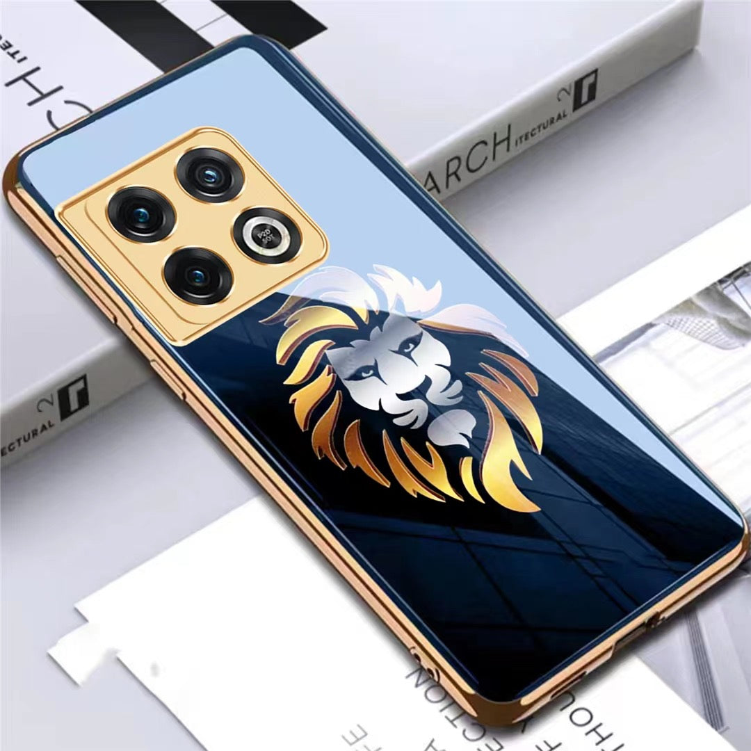 Premium Gold Plated Toughened Glass Case (Select Model from the Options)