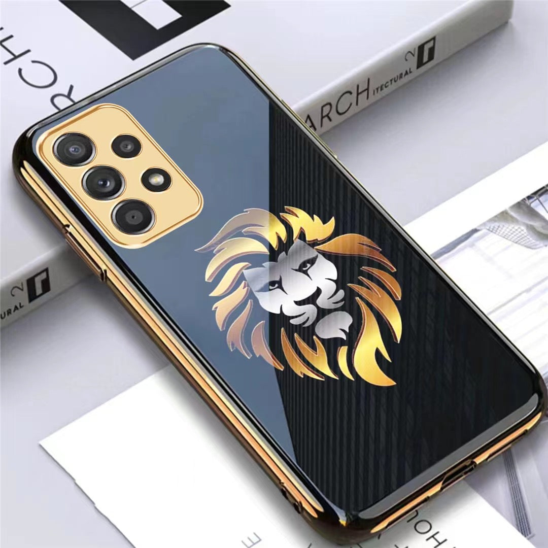 Premium Gold Plated Toughened Glass Case (Select Model from the Options)