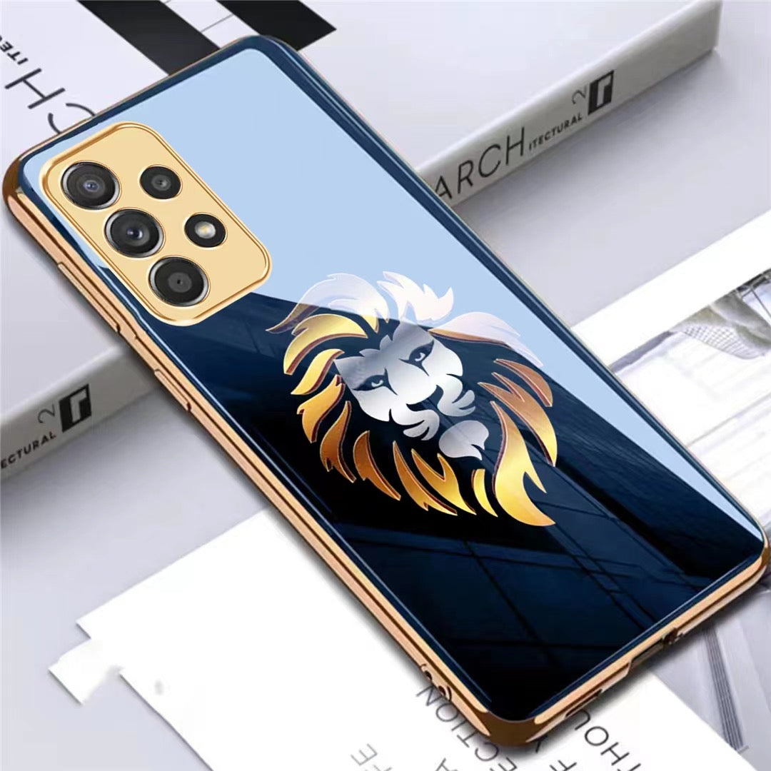 Premium Gold Plated Toughened Glass Case (Select Model from the Options)