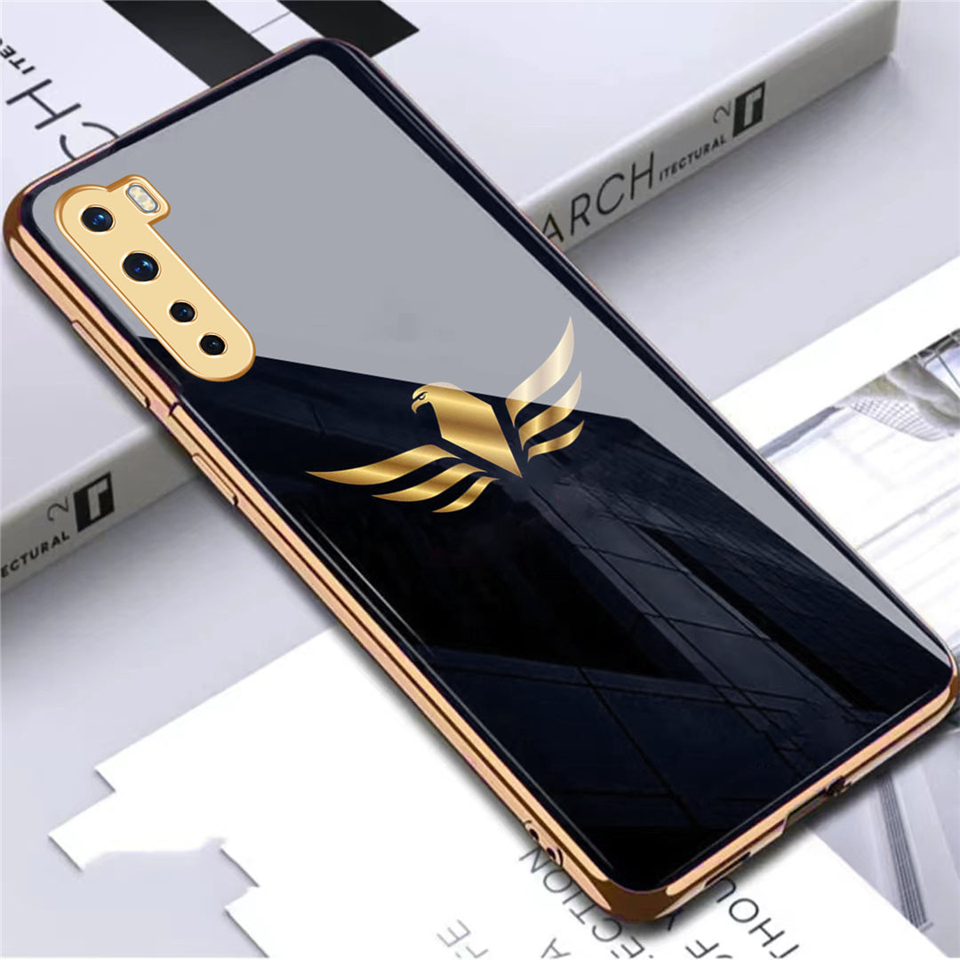 Premium Gold Plated Toughened Glass Case (Select Model from the Options)