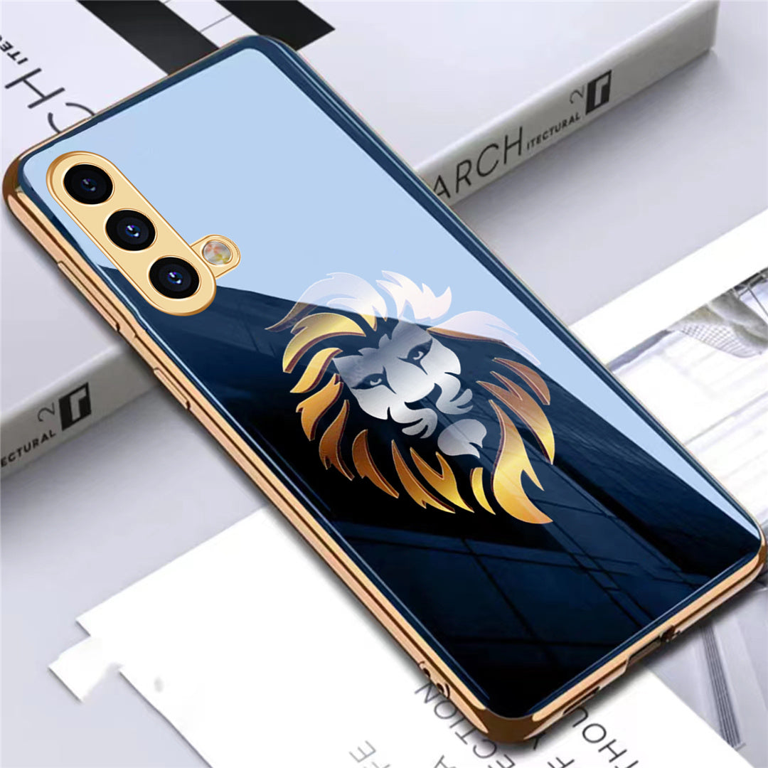 Premium Gold Plated Toughened Glass Case (Select Model from the Options)