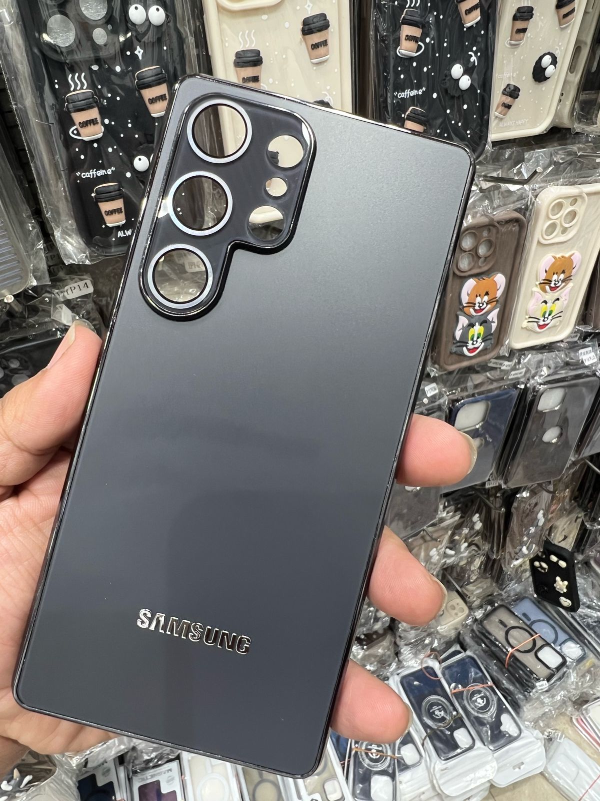 Cute 3D Embossed Flower Design Case+ Solid Case Collection for Samsung Galaxy S25 | S24 | S23/FE/Ultra (Select Model)