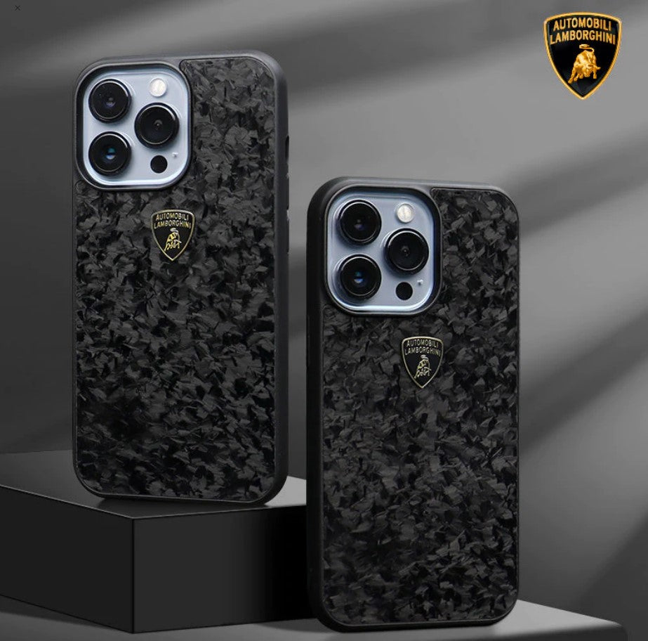 Lamborghini Premium D14 Forged Carbon Fiber Case For iPhone 12, iPhone 12 Pro, iPhone 12 Pro Max Series