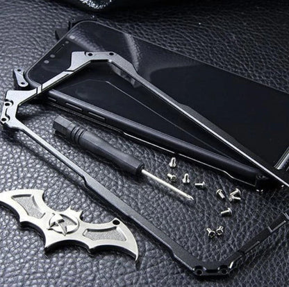 R-Just Aluminium Alloy Batman Case with Stand for iPhone 12 Series | iPhone 13 Series (Select Model)