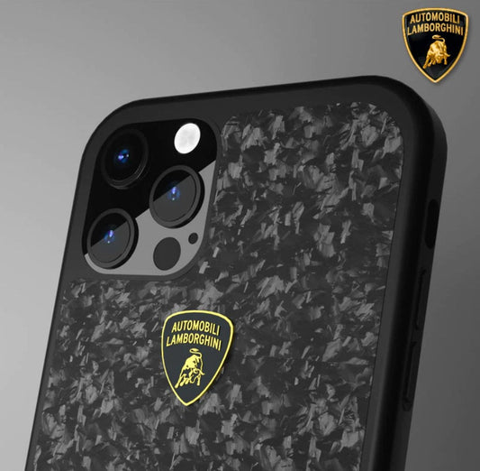 Lamborghini Premium D14 Forged Carbon Fiber Case For iPhone 12, iPhone 12 Pro, iPhone 12 Pro Max Series