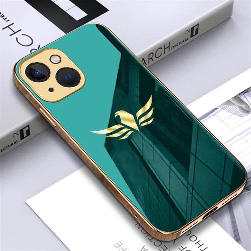 iPhone 13 Pro Premium Gold Plated Lion Eagle Case - Main Image