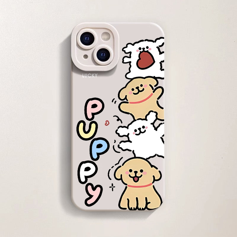 Puppy Playtime Silicone Case for Apple iPhone Series