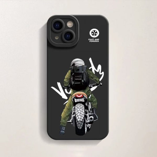 Speed Rider Silicone Case for Apple iPhone Series