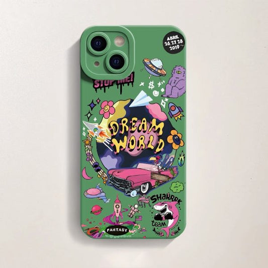 Dream World Silicone Case for Apple iPhone Series