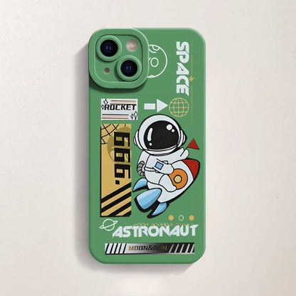 Cosmic Adventure Silicone Case for Apple iPhone Series