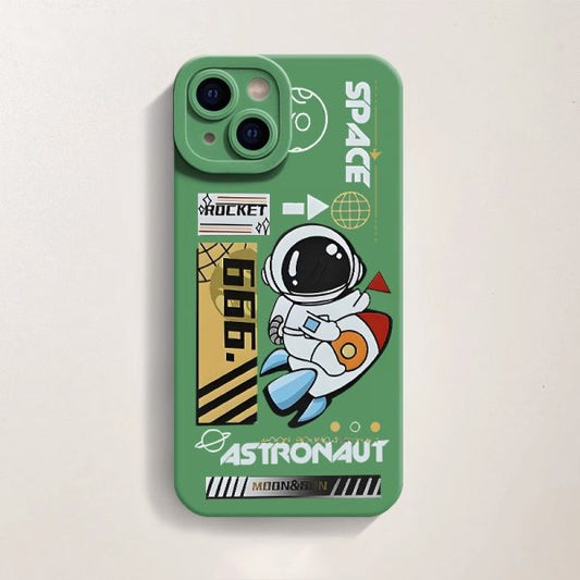 Cosmic Adventure Silicone Case for Apple iPhone Series