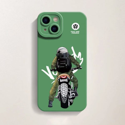 Speed Rider Silicone Case for Apple iPhone Series