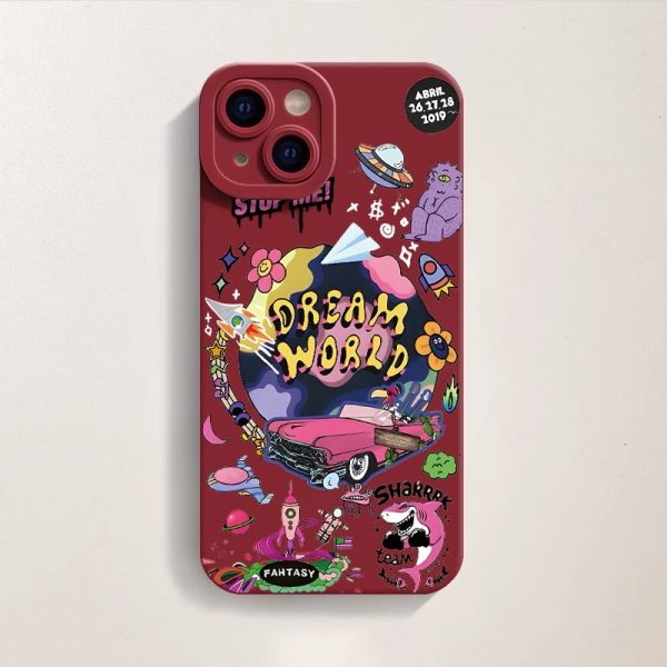 Dream World Silicone Case for Apple iPhone Series