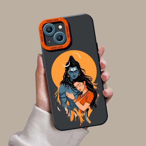 Divine Embrace Art Silicone Case for Apple iPhone Series