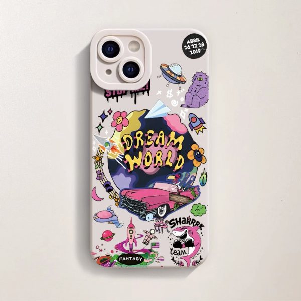 Dream World Silicone Case for Apple iPhone Series