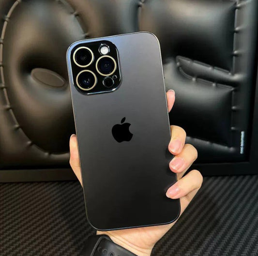 Premium Chromatic Lens's Protected Glass Case For iPhone 16 / 15 Series