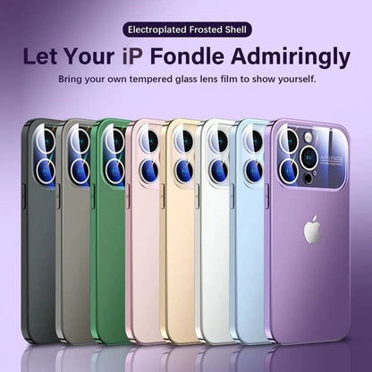 Premium Chromatic Lens Glass Case For iPhone 14,15 Series