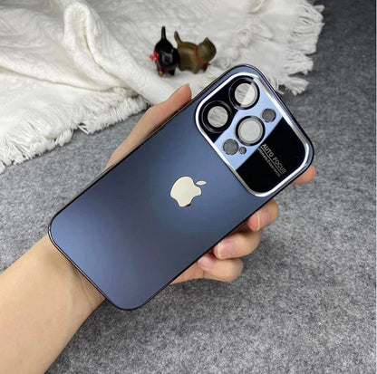 Premium Chromatic Lens Glass Case For iPhone 14,15 Series