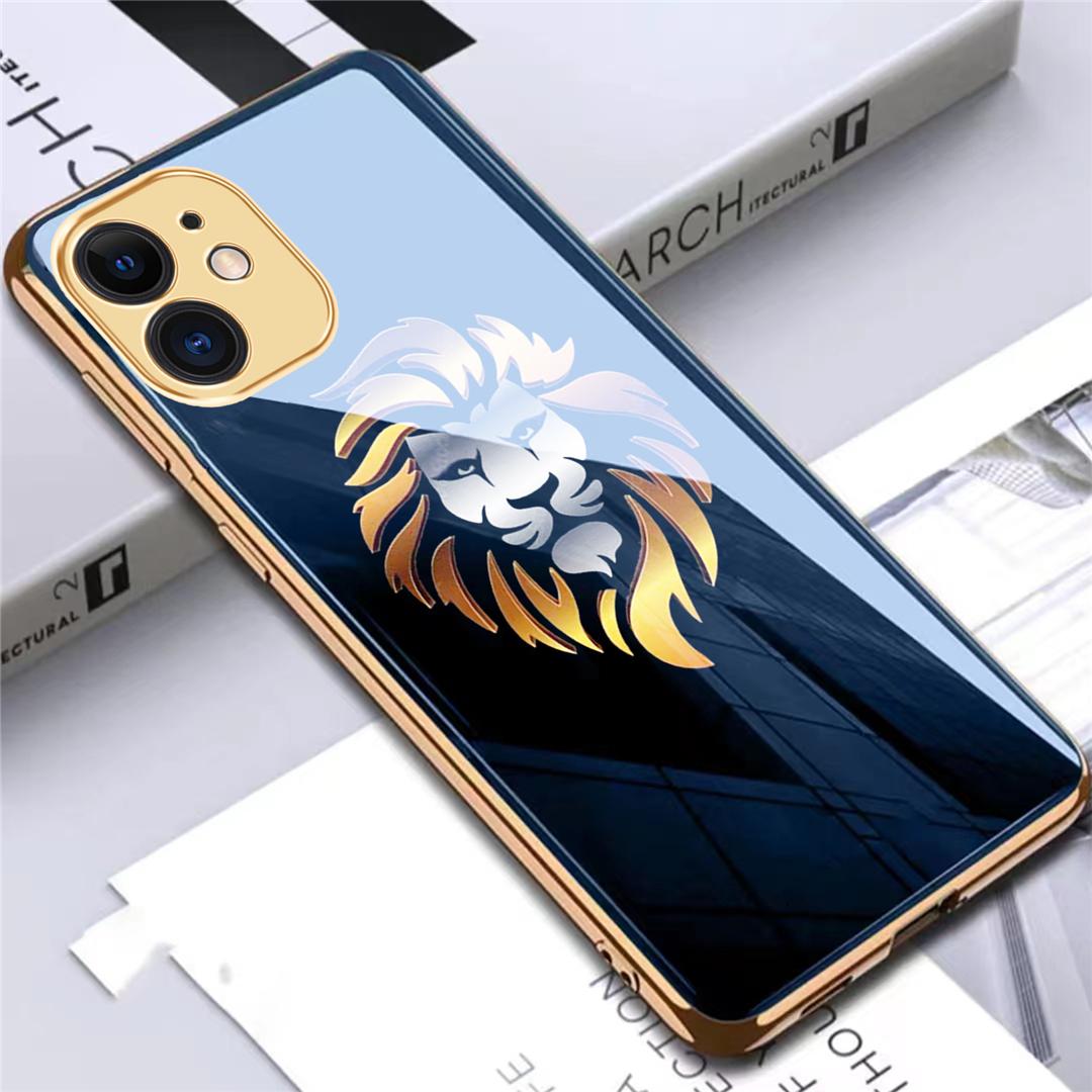 iPhone 11 Premium Gold Plated Lion & Eagle Case