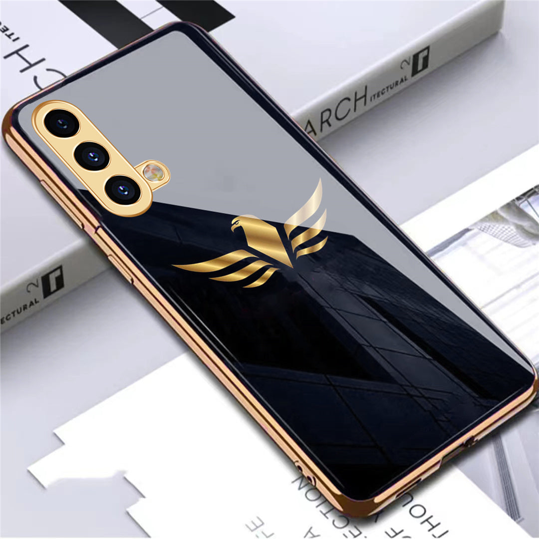 Premium Gold Plated Toughened Glass Case (Select Model from the Options)