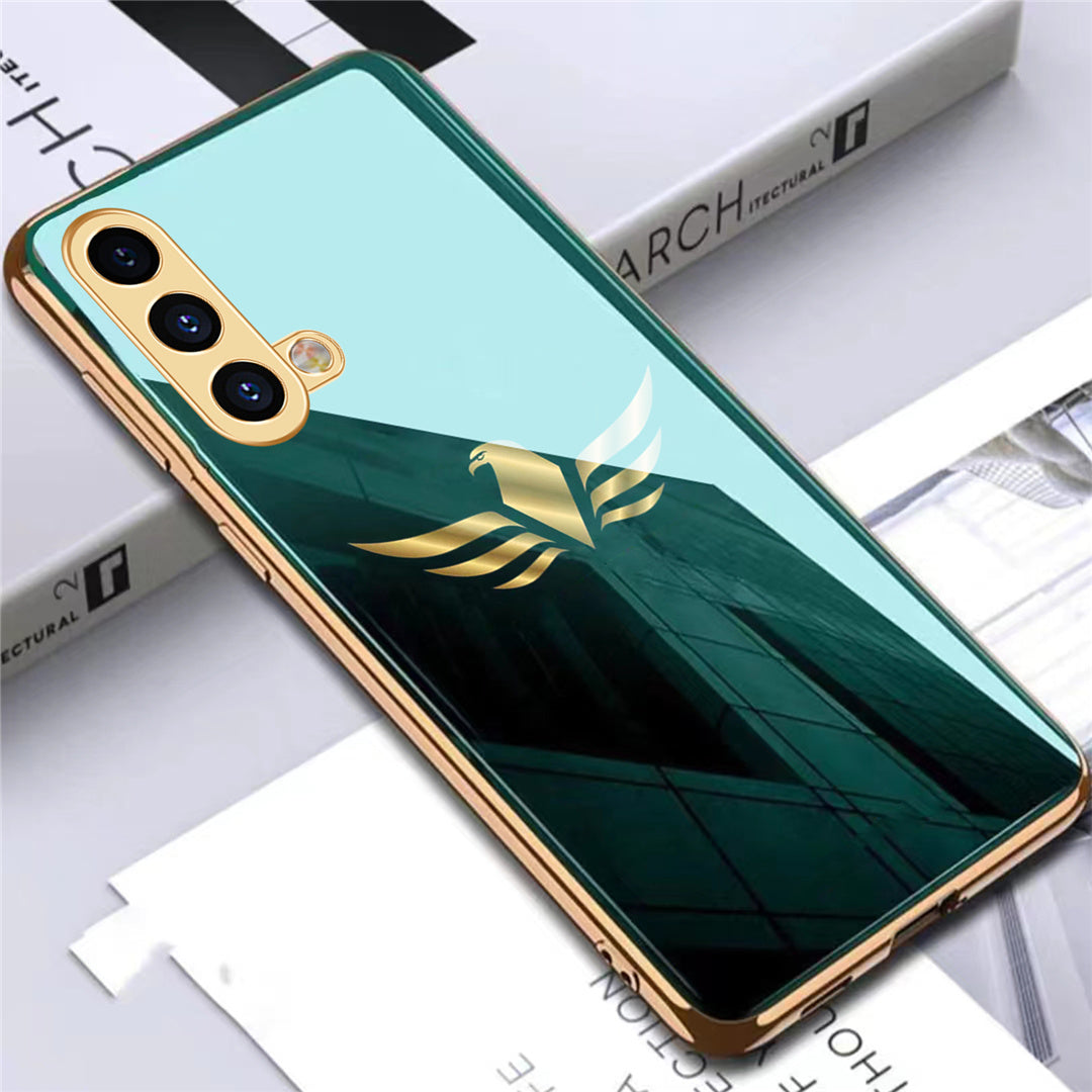 Premium Gold Plated Toughened Glass Case (Select Model from the Options)