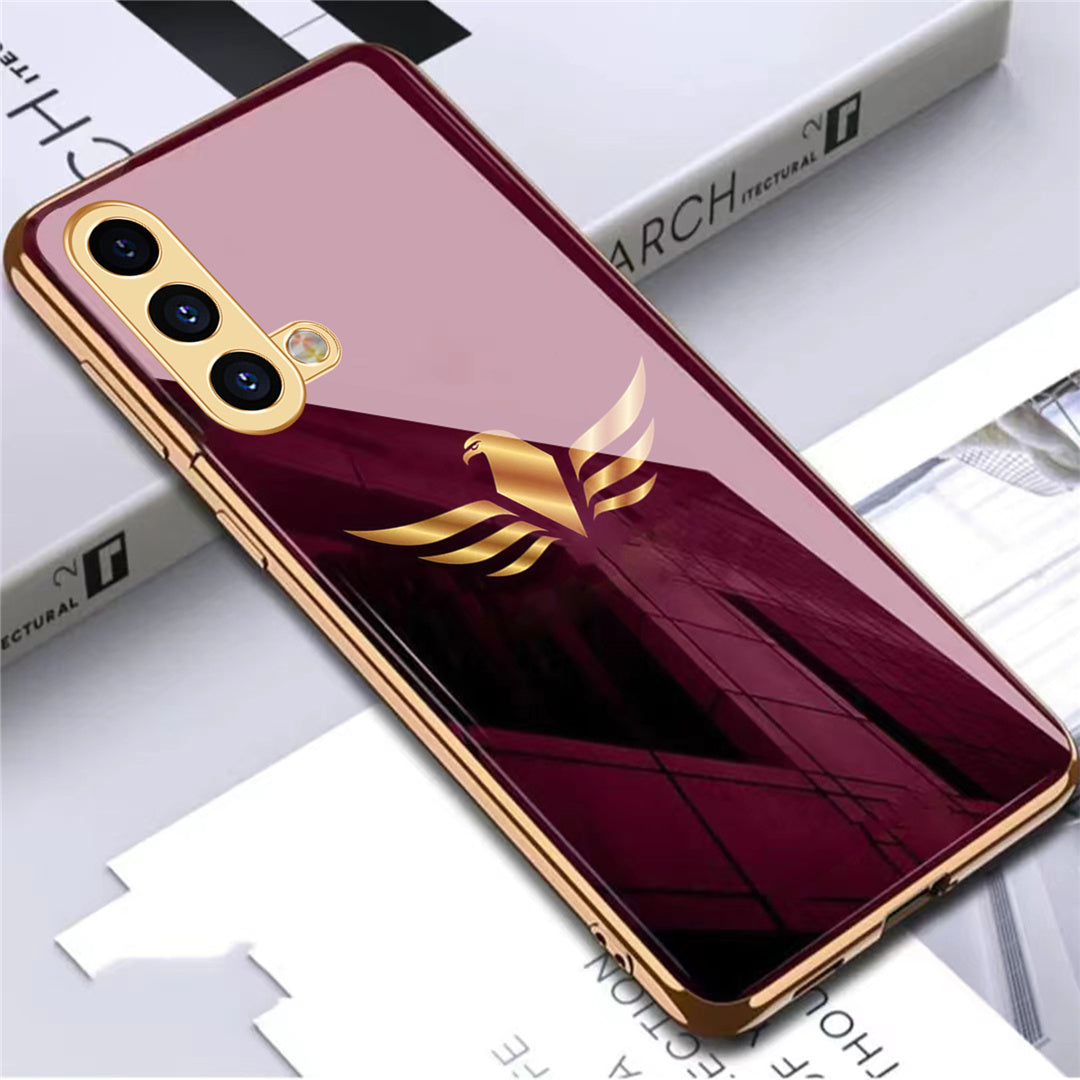 Premium Gold Plated Toughened Glass Case (Select Model from the Options)