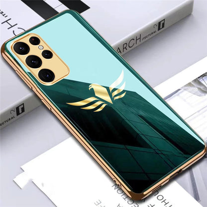 Premium Gold Plated Toughened Glass Case (Select Model from the Options)