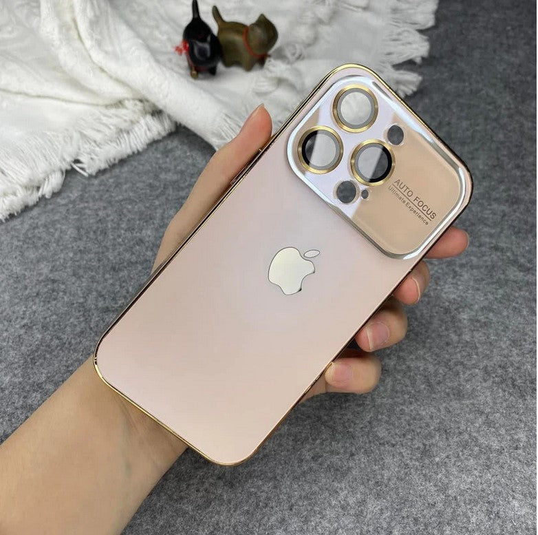 Premium Chromatic Lens Glass Case For iPhone 15 Series