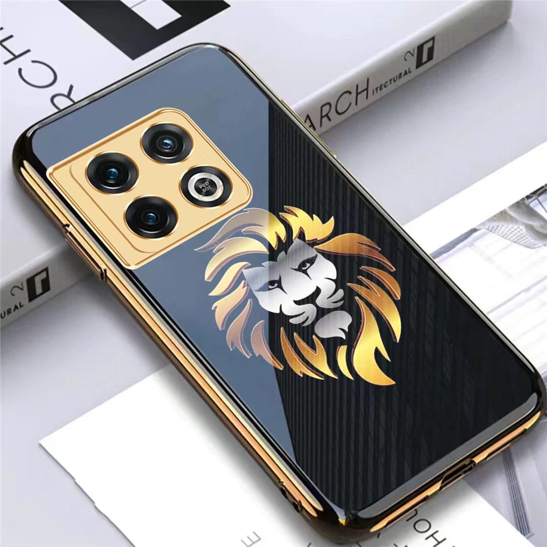 Premium Gold Plated Toughened Glass Case (Select Model from the Options)