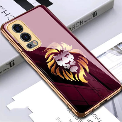 Premium Gold Plated Toughened Glass Case (Select Model from the Options)