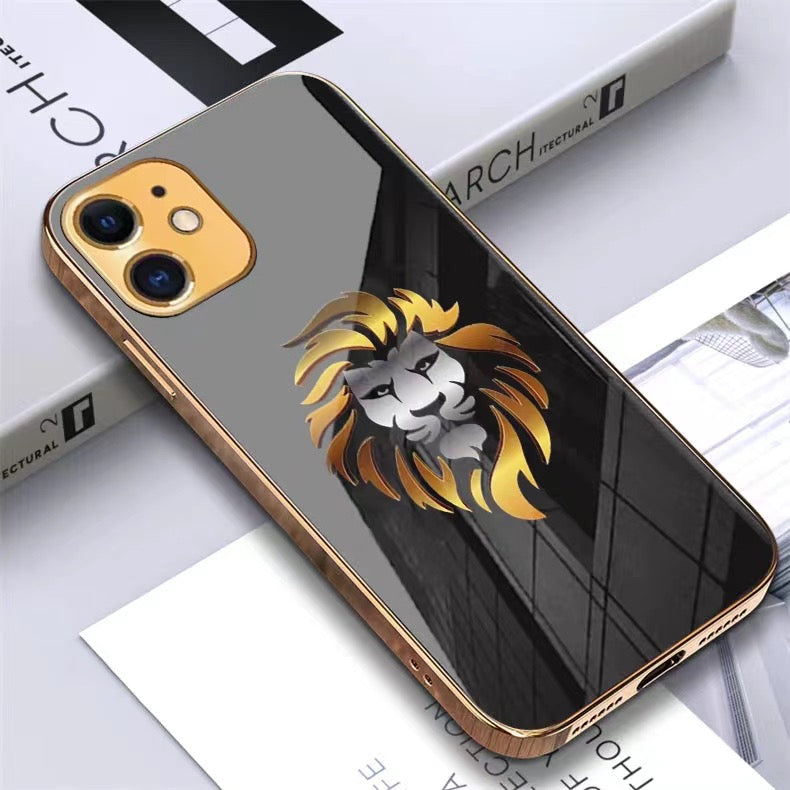 iPhone 11 Premium Gold Plated Lion Eagle Case - Main Image