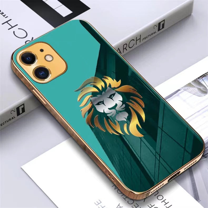 iPhone 11 Premium Gold Plated Lion & Eagle Case