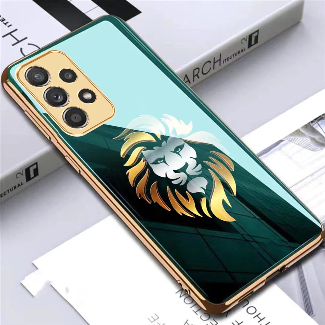 Premium Gold Plated Toughened Glass Case (Select Model from the Options)