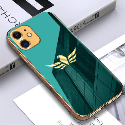 iPhone 11 Premium Gold Plated Lion & Eagle Case