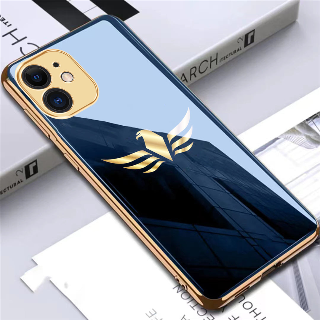 iPhone 11 Premium Gold Plated Lion & Eagle Case