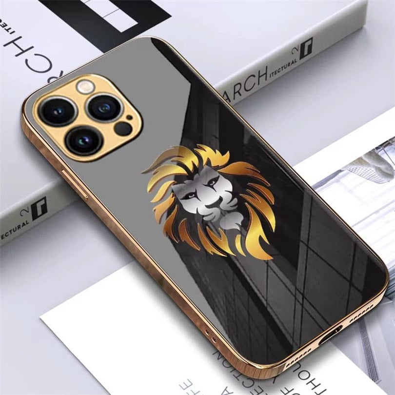 iPhone 13 Pro Max Premium Gold Plated Lion & Eagle Case