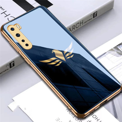 Premium Gold Plated Toughened Glass Case (Select Model from the Options)