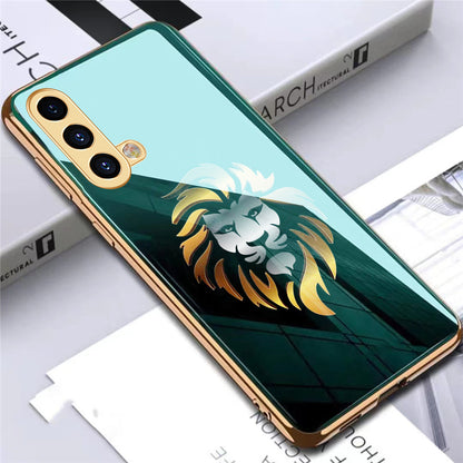 Premium Gold Plated Toughened Glass Case (Select Model from the Options)