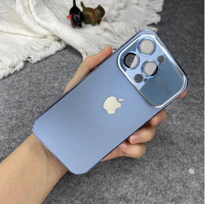 Premium Chromatic Lens Glass Case For iPhone 14,15 Series