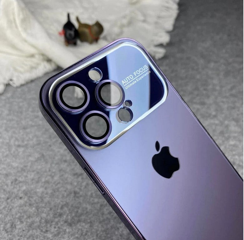 Premium Chromatic Lens Glass Case For iPhone 15 Series